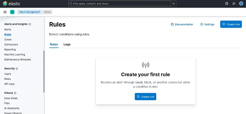 Link Actions: Link alerts to various channels such as email, webhook, Slack