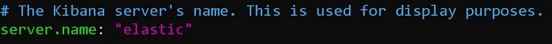 Delete the # sign in front of the server.host field and write the IP address of your own system in quotes