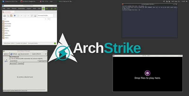 ArchStrike is a security-focused Linux distribution based on Arch Linux