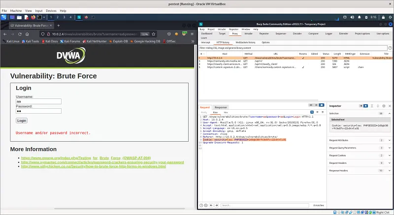 Brute Force Attack is a simple but still effective type of attack that we can use to log into a web page using trial and