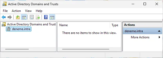 It is used within Microsoft's Active Directory service to manage trust relationships between domains