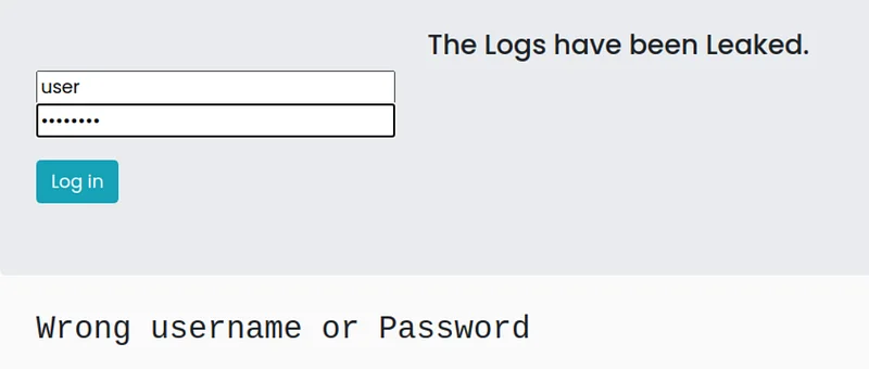 This lab helps you get an idea of how sometimes improper logging can lead to information disclosure