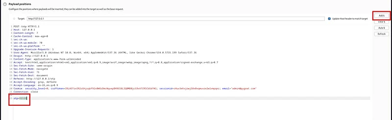 We can try capturing the burp request, throwing it to the intruder, and doing a brute force attack from there