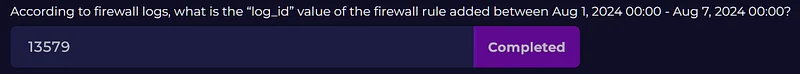 According to firewall logs, which user allowed access to the IP address "172.16.8.190" on port 22 between Aug 1, 2024