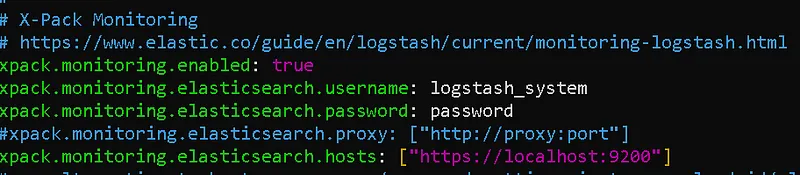 Logstash Kurulumu: logstash.yml dosyası