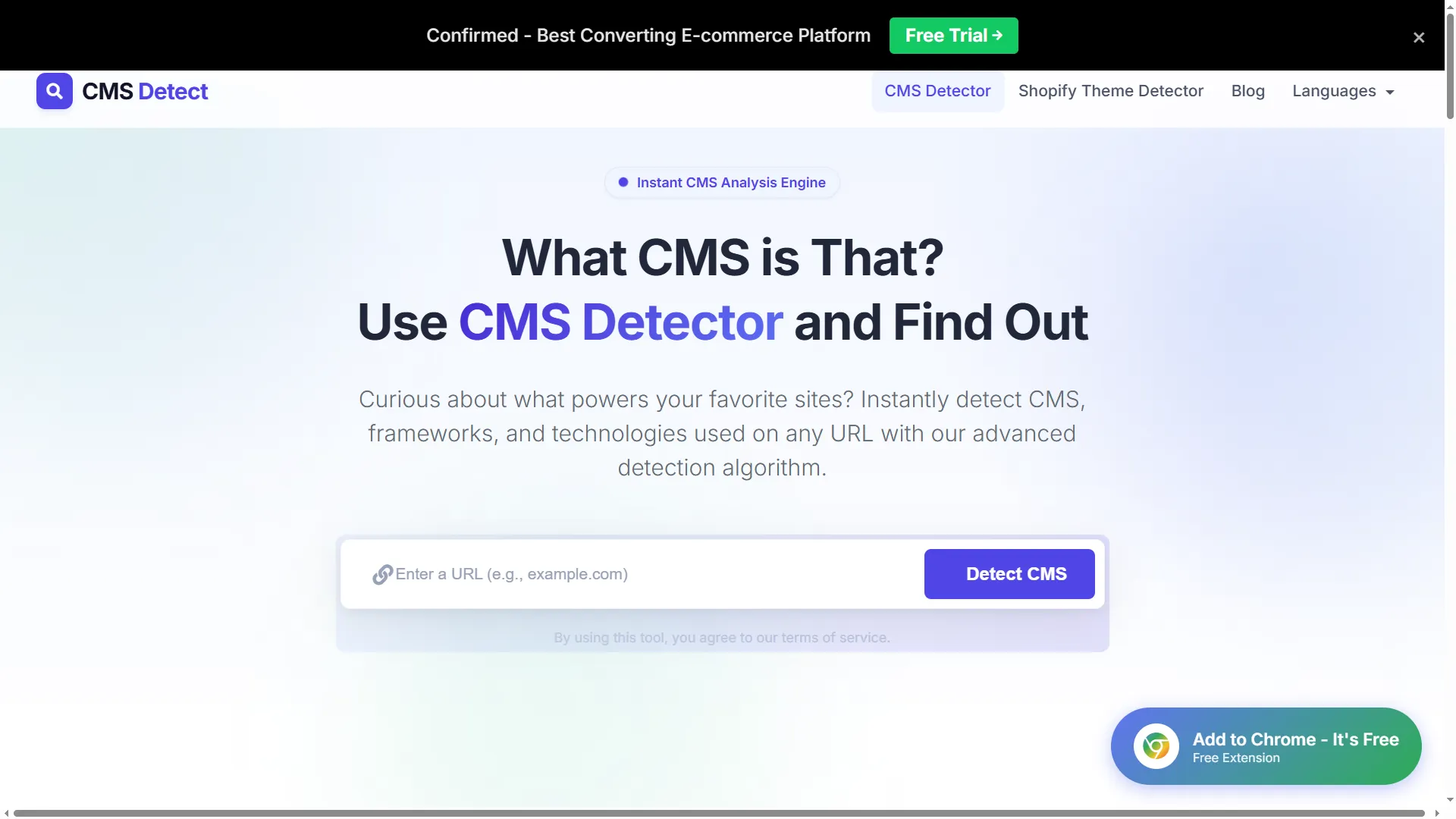 CMSDetect: cmsdetect.com adresinden ulaşabiliriz