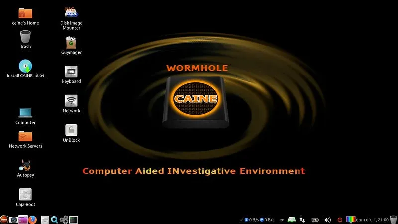 CAINE Linux (Computer Aided Investigative Environment), Giovanni “Nanni” Bassetti tarafından geliştirilen bir İtalyan Linux