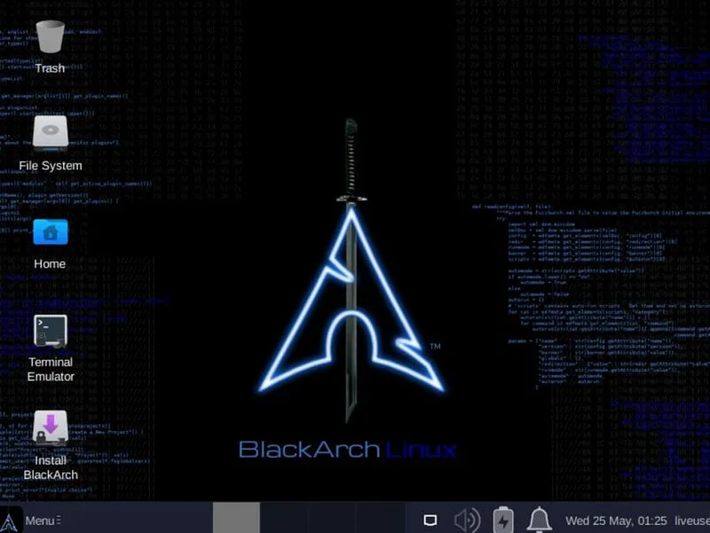 BlackArch, Arch Linux tabanlı bir siber güvenlik ve penetrasyon testi dağıtımıdır