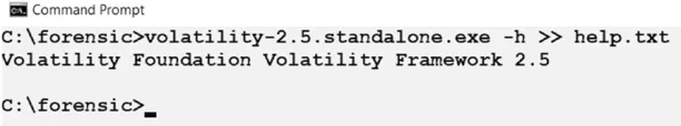Volality bir komut satırı aracıdır ve aracın çıktısı çok büyükse çıktıyı komut isteminden görüntülemek sakıncalıdır