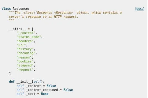 requests.models.Response türünde bir nesne olduğunu anlıyoruz