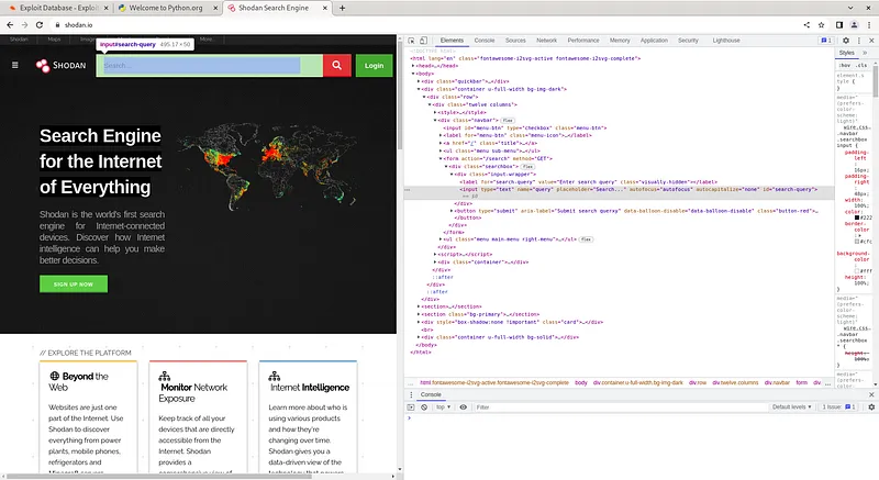 Şimdi Shodan üzerinde çalışan bir web botu uygulaması yapalım