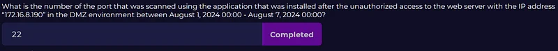 Güvenlik duvarı loglarına göre, 1 Ağustos 2024 00:00 - 7 Ağustos 2024 00:00 tarihleri arasında "172.16.8.190" IP adresinden